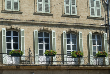 Fototapeta na wymiar Salon-de-Provence (France): historic palace