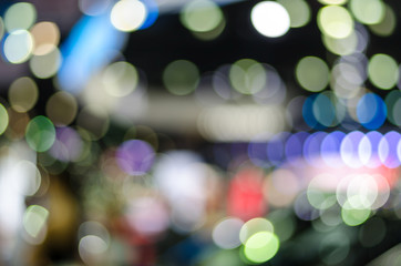 Colorful lighting bokeh
