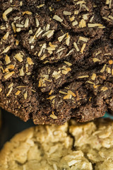 fresh tasty macro chocolate cookie