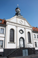 Fototapeta na wymiar evangelische Stadtkirche Kaiserswerth Düsseldorf