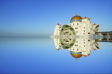 Malacca Straits Mosque ( Masjid Selat Melaka), It is a mosque located at Malacca city