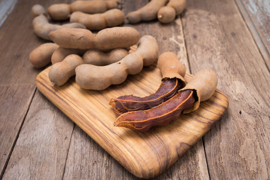 Sweet tamarind fruit.