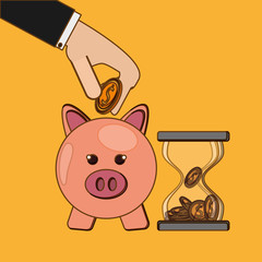 Fototapeta premium Money icon design , vector illustration