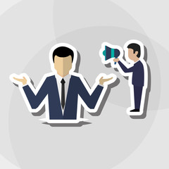 Business icon design, vector illustration