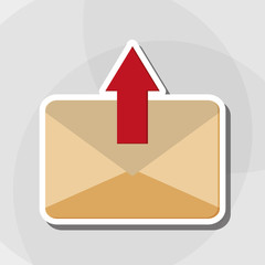 SMS icon design, vector illustration