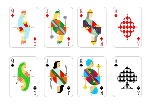 playing cards bubi peaks