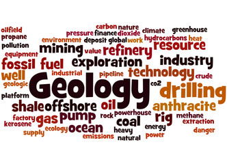 Geology, word cloud concept 5