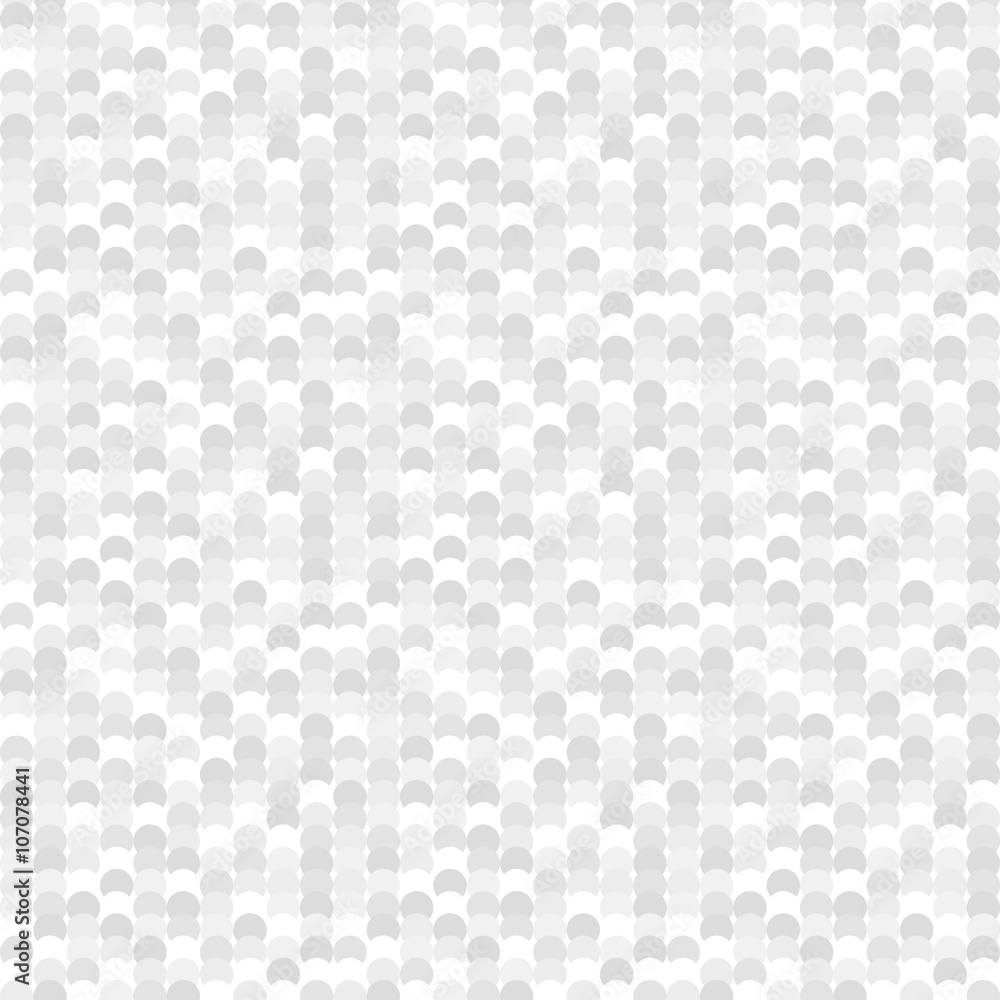 Poster seamless pattern made of greyscale overlay circles