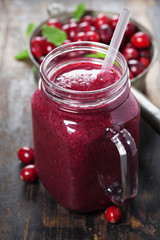 Cranberry smoothie