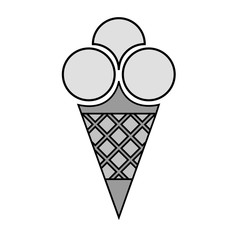 Ice cream graphical logo