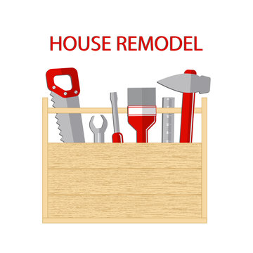 house remodel service, box of tools to repair