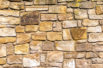 Bruchsteinmauer als Textur