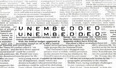 Unembedded Jousnalism