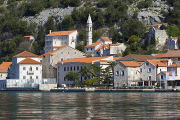 Fototapeta na wymiar City Perast in Montenegro