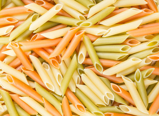 Penne pasta background