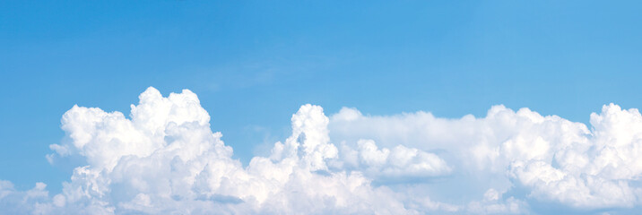 Cloudy sky panorama background