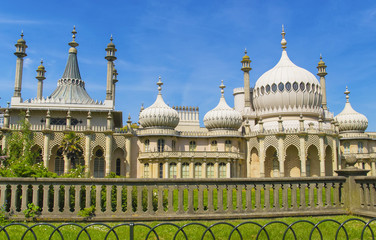 Royal Pavilion in Brighton in East Sussex of England