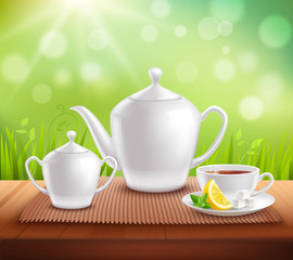 Elements Of Tea Service Composition