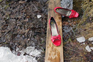 High Heels In Dirt