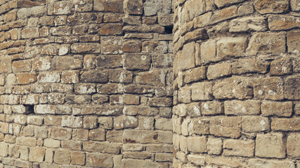 Rock fortress wall detail