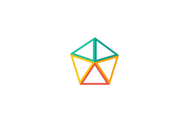 pentagon triangle logo