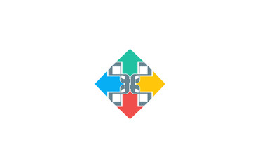 square arrow up colorful logo