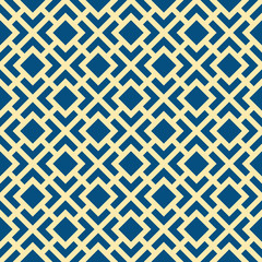 Abstract Seamless Geometric Art Deco Lattice Vector Pattern