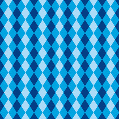 Seamless blue diamond harlequin background pattern texture