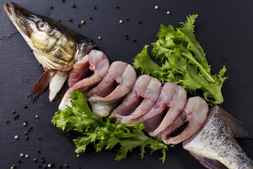 a raw fish