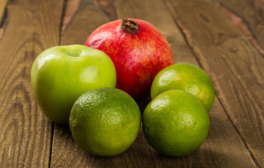 Close up of heap of fruit. Concept of healthy eating and dieting lifestyle