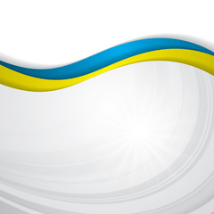 Abstract design bright background blue yellow