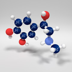 Chemische Struktur Adrenalin