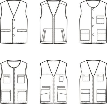 Work vest set
