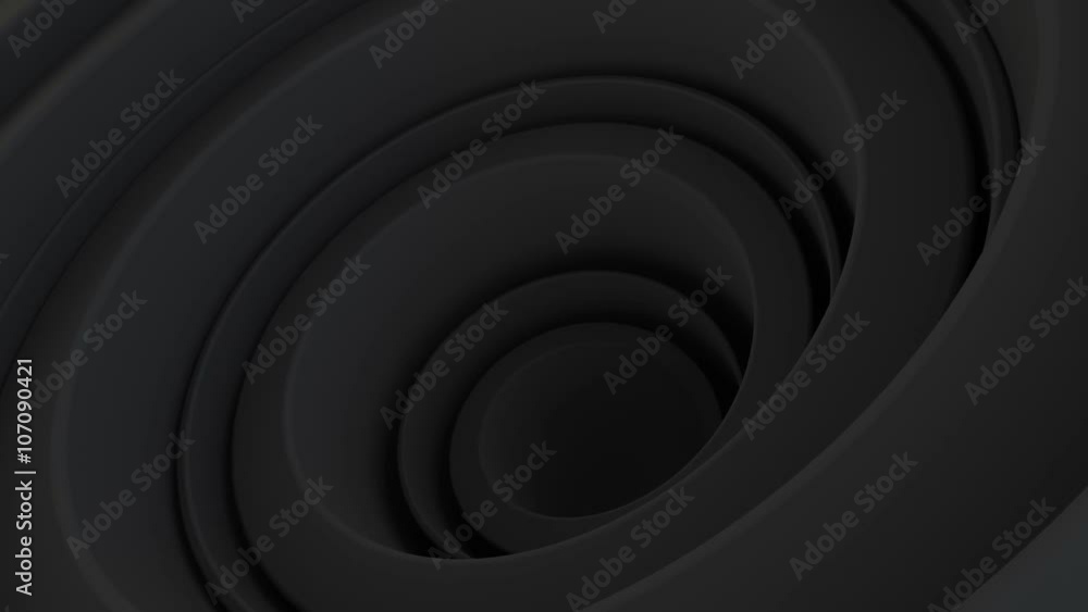Poster abstract 3d background with loopable spiral rotation