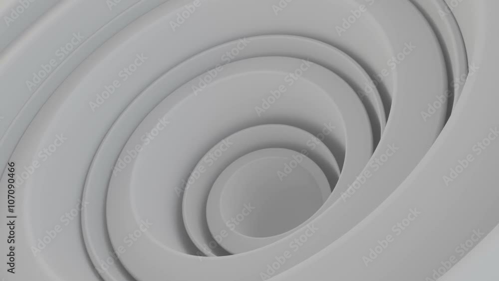 Poster abstract 3d background with loopable spiral rotation