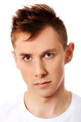 Obraz premium Portrait of young angry man