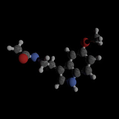 Chemische Struktur Melatonin
