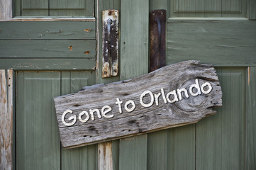 Gone to Orlando.