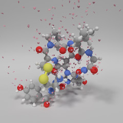 Chemische Struktur Oxytocin