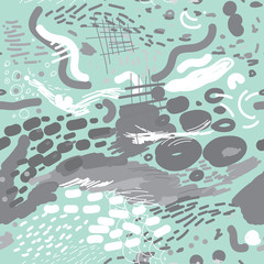 Digital brush strokes seamless pattern