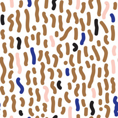 Seamless pattern with dashed lines