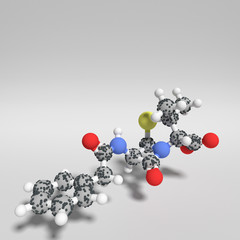 Chemische Struktur Penicillin