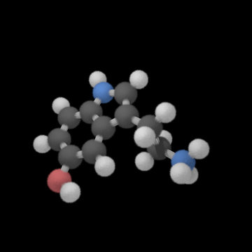 Chemische Struktur Serotonin