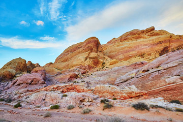 Valley of the Fire national park in Nevada, USA