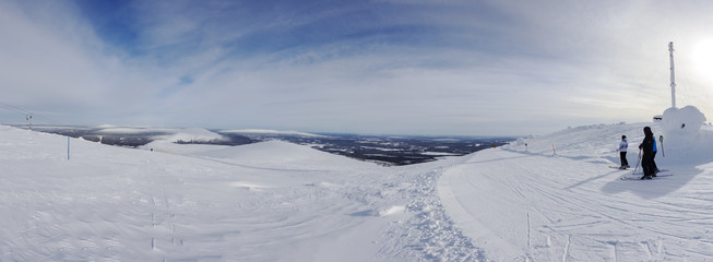 A panoramic view of Ylläs