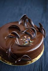 Chocolate cake glazed