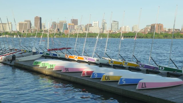 4K Sailboats and Dinghies at MIT Sailing Pavilion 3