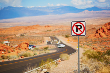 Valley of the Fire national park in Nevada, USA