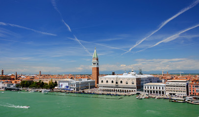 The grandeur of Venice from the Adriatic Sea