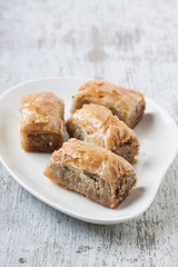 Baklava with walnut 